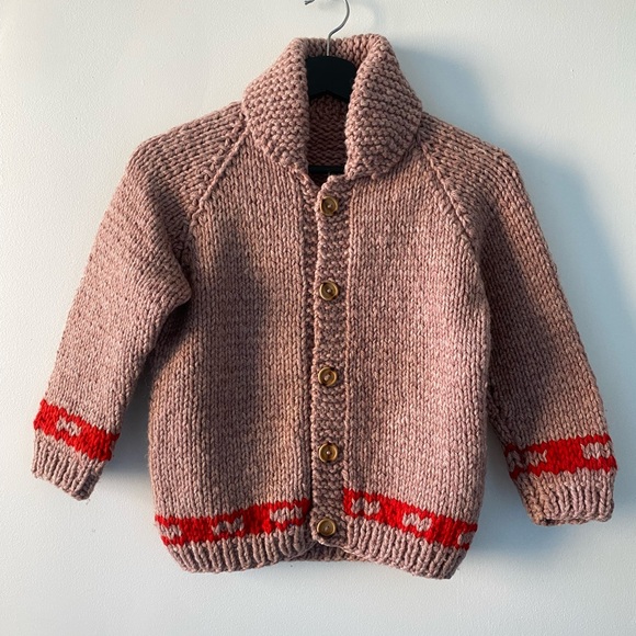 Beautiful vintage Cowichan sweater - Picture 2 of 8